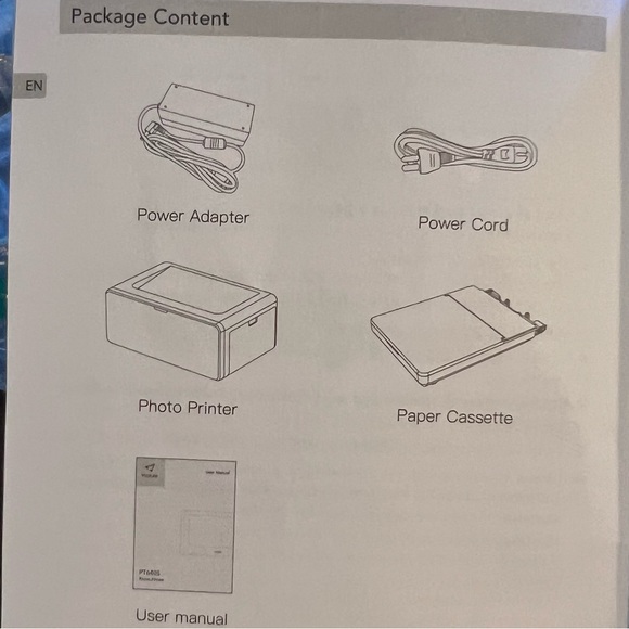 Victure pt640s mini 4x6 portable printer - Picture 4 of 4